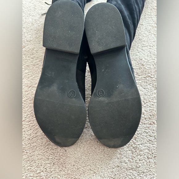 Black Over the Knee Boot - Picture 3 of 7